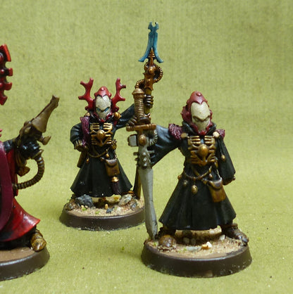 Classic metal Warlock Council OOP painted - Aeldari - Warhammer 40K #43E