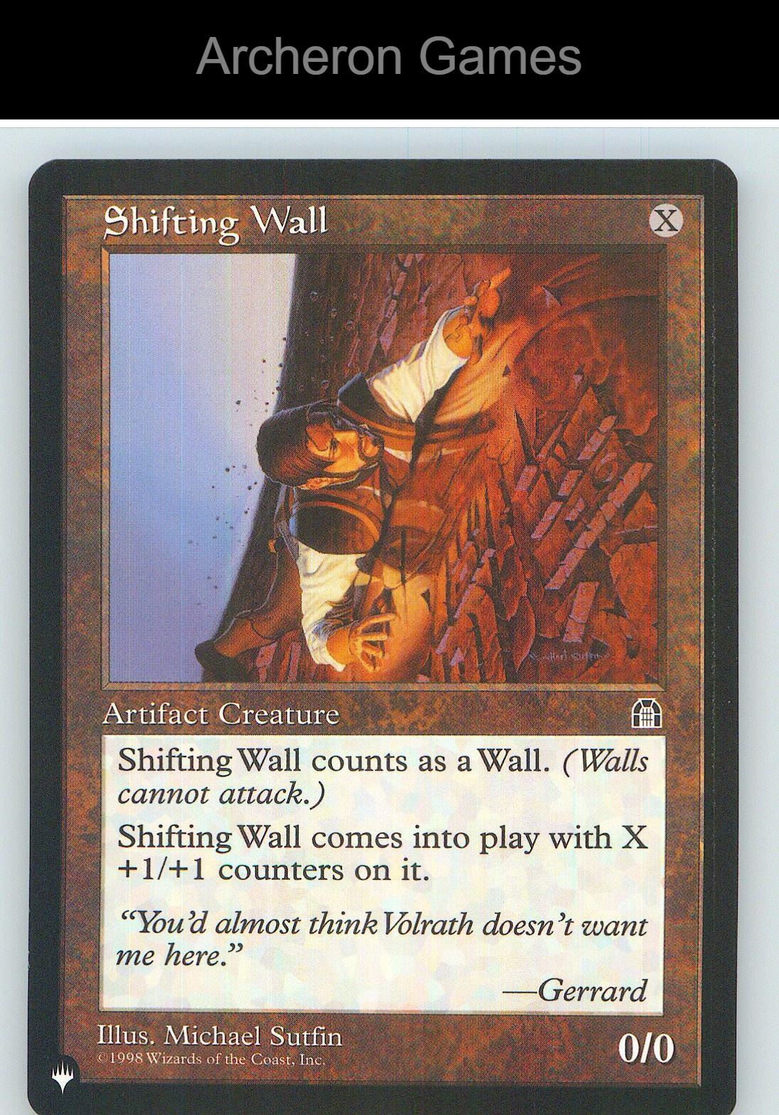 Shifting Wall PLST UC MTG Card NM/EX+
