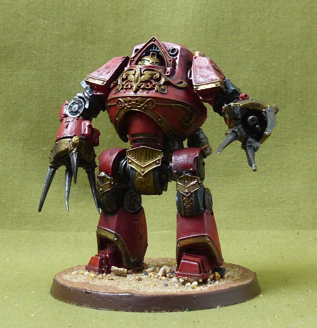 Legion Contemptor-Incaendius Class Dreadnought painted - Blood Angels - Warhammer 40K FW #3I2