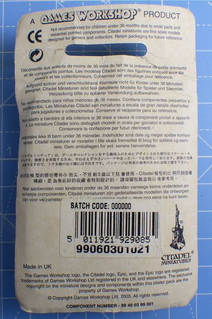 Thunderhawk Gunship Blister Classic Metal - Warhammer Epic #VC