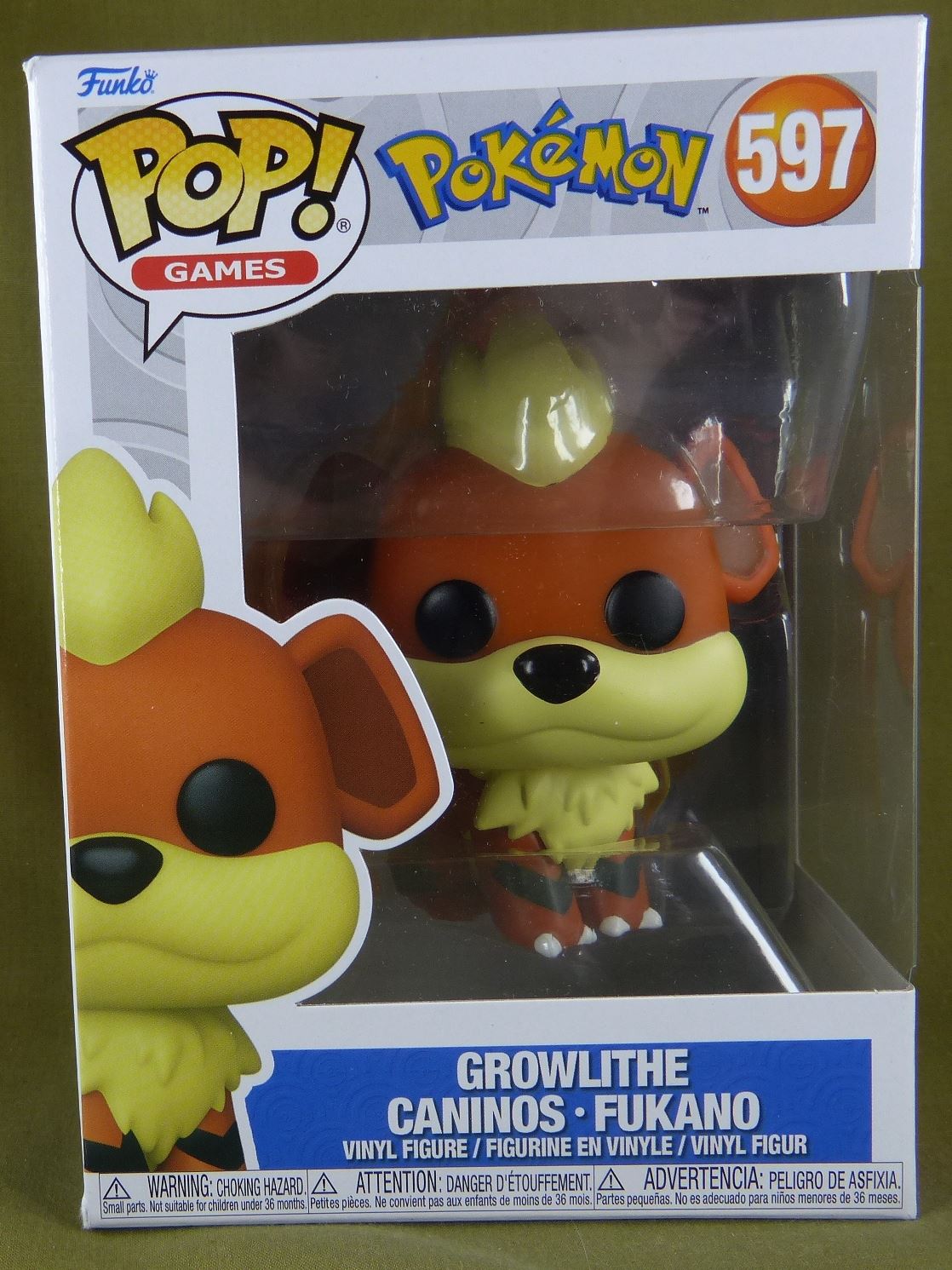 Growlithe - Pokemon #597 - Funko POP #2X1