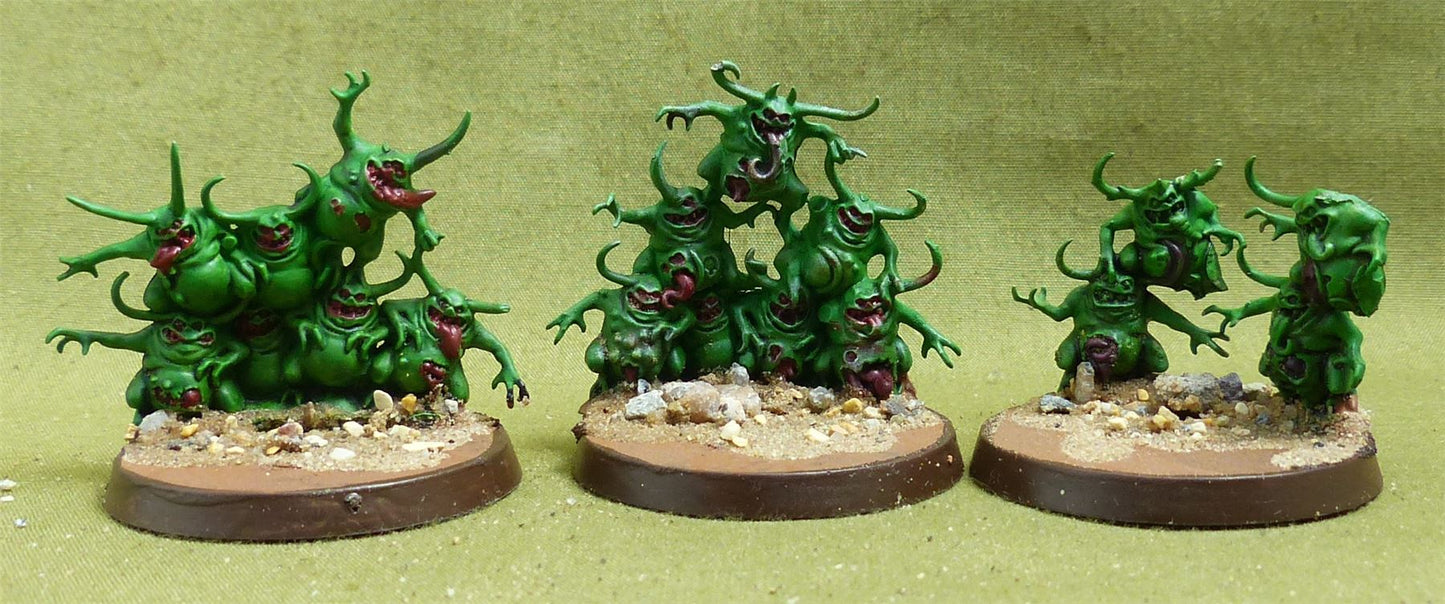 Nurglings painted - Maggotkin of Nurgle - Warhammer AoS #KF