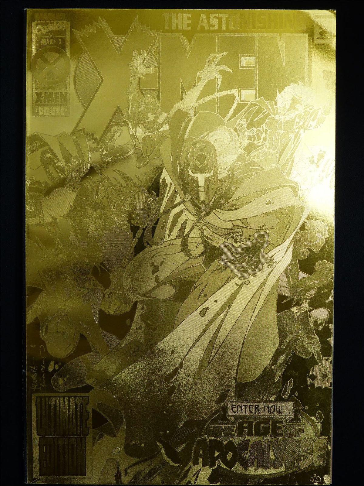 The Amazing X-MEN Age of Apocalypse Ultimate Gold Cvr - Marvel Comic #3ZT