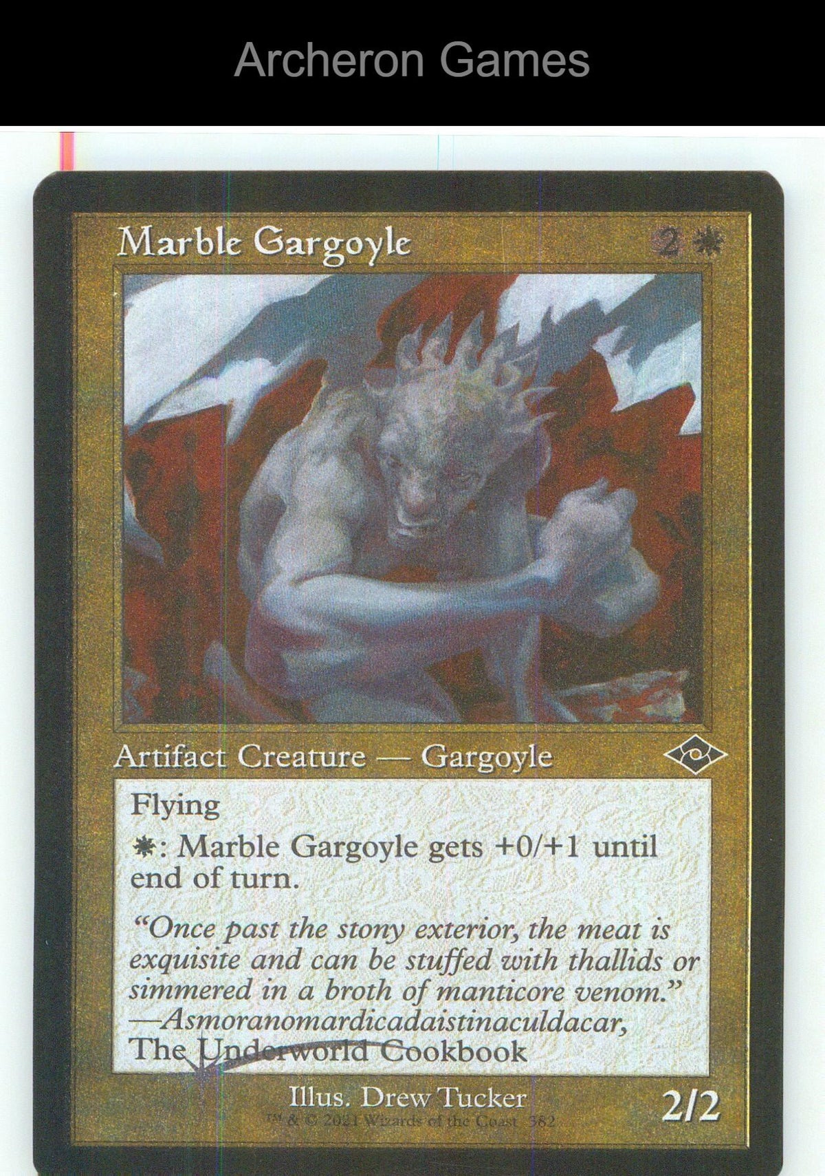 Marble Gargoyle (Retro Frame) MH2 382 C MTG Card NM/EX+ Foil