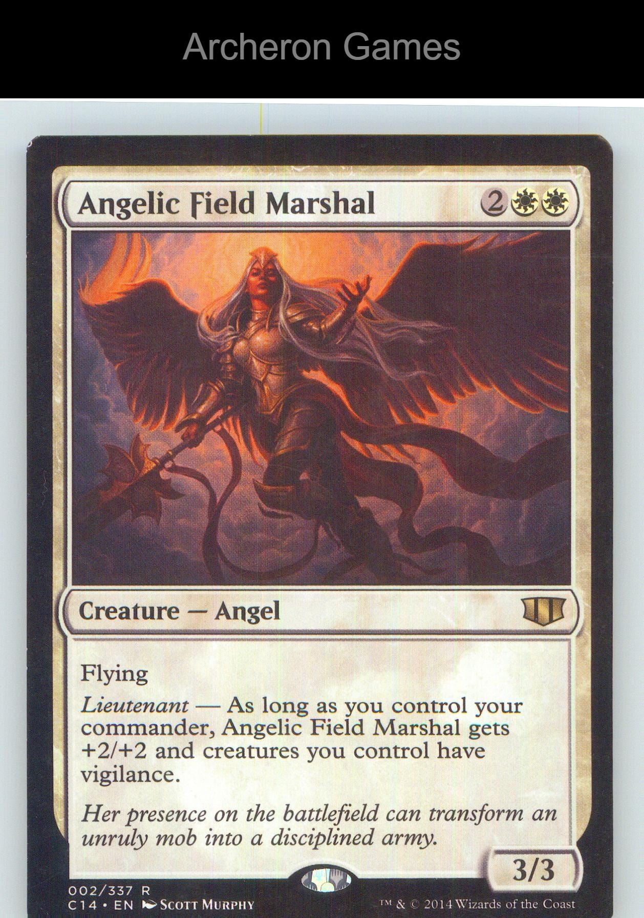 Angelic Field Marshal C14 2 R MTG Card NM/EX+