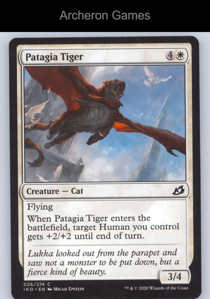 Patagia Tiger 26 C MTG Card Ikoria: Lair of Behemoths