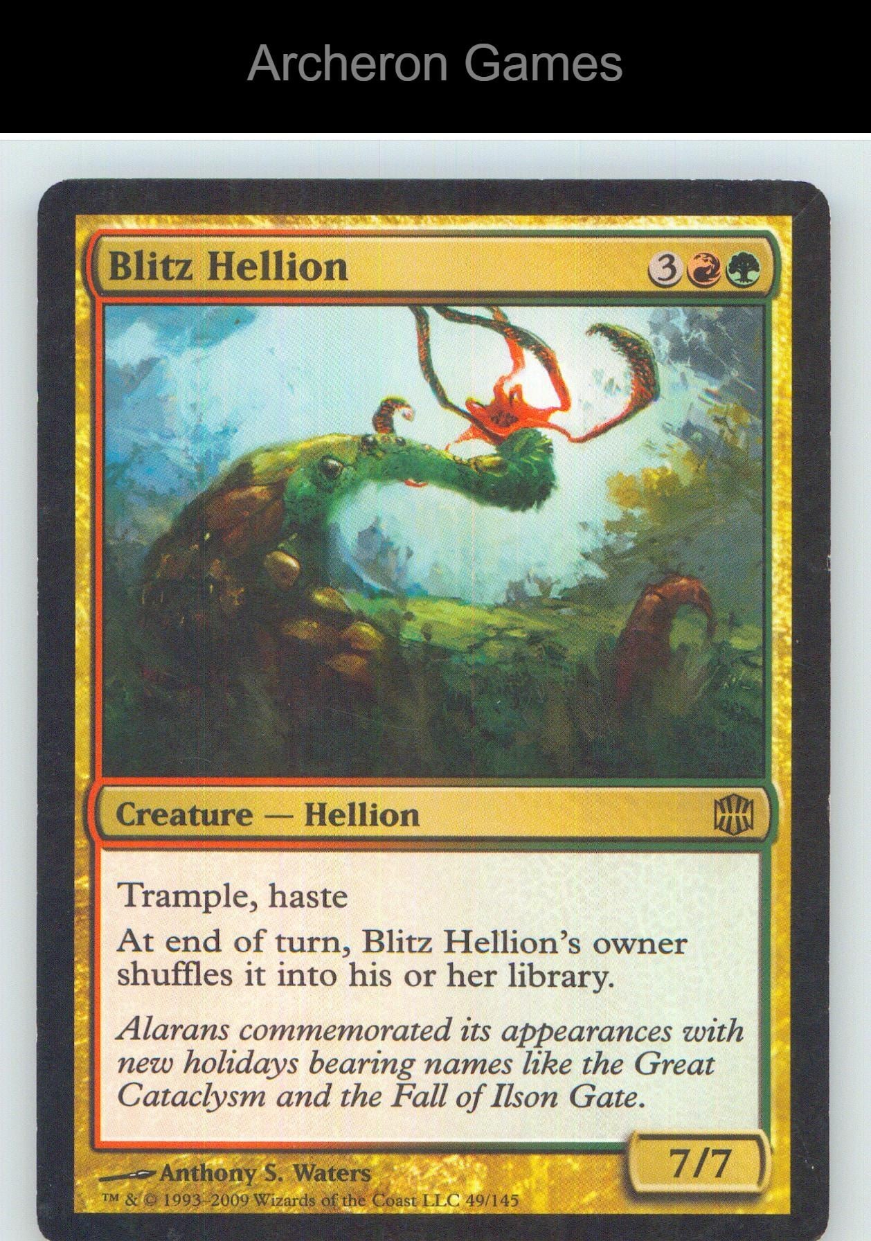 Blitz Hellion ARB 49 R MTG Card NM/EX+