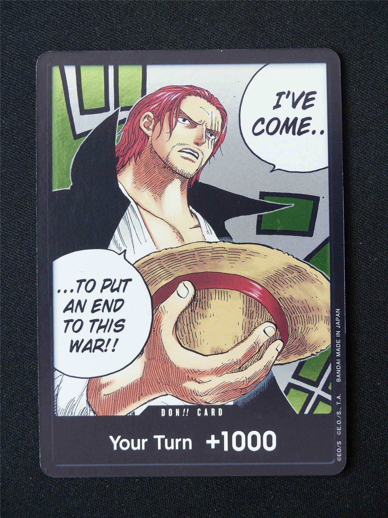 Your Turn +1000 Don Card Foil - One Piece Card #3FI