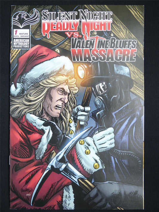 SILENT Night Deadly night vs Valentine Bluffs Massacre #1 - Jul 2025 Mythology Comic #1LF