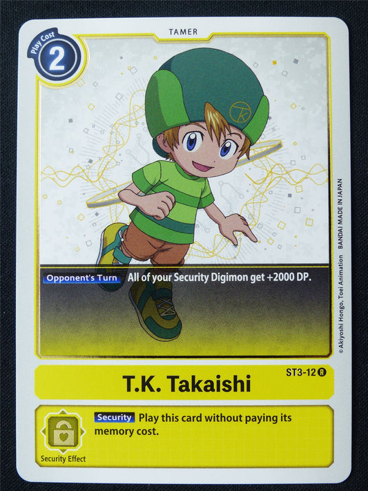 T.K. Takaishi ST3-12 R - Digimon Card #17Q