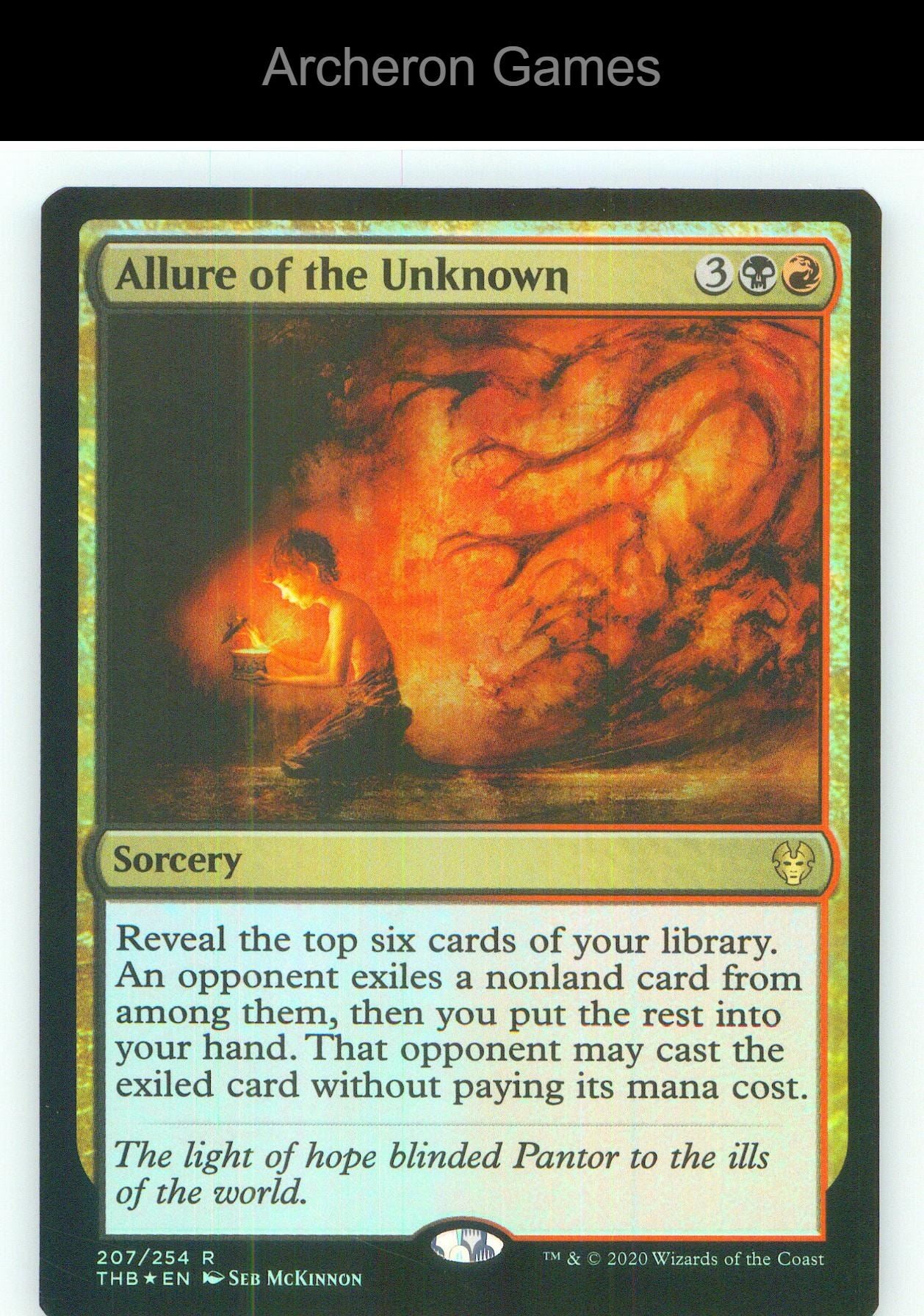 Allure of the Unknown THB 207 R MTG Card NM/EX+ Foil