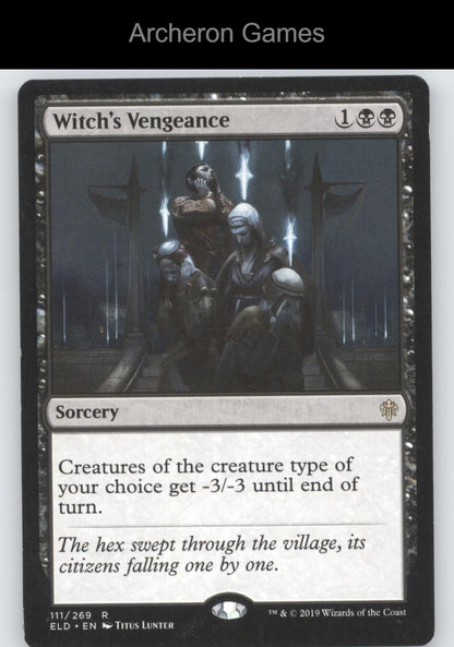 Witch's Vengeance 111 R MTG Card Promo Pack: Throne of Eldraine