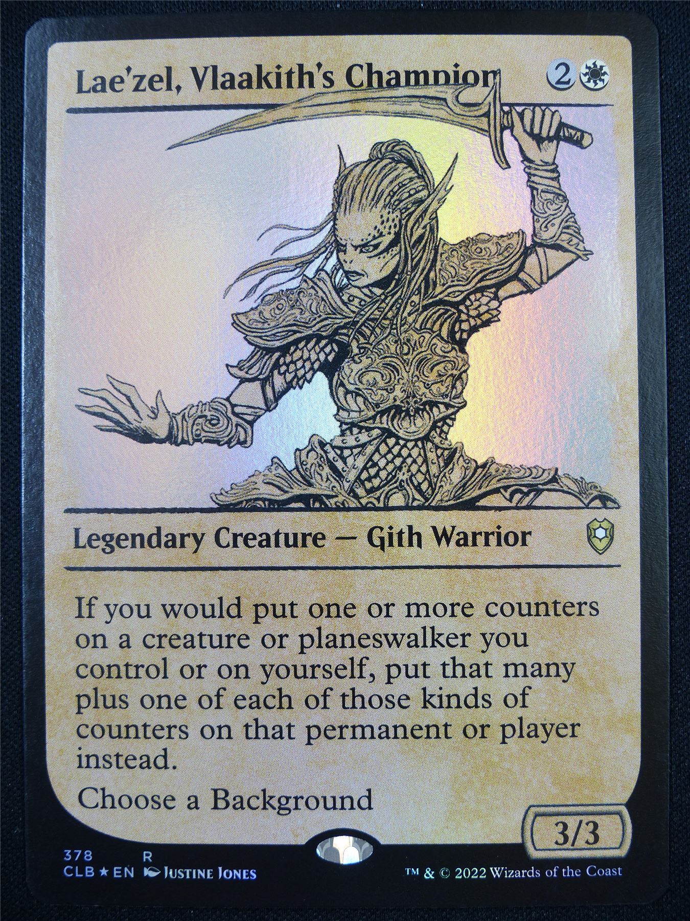 Lae'zel Vlaakith's Champion Showcase Foil - CLB - Mtg Card #1BN