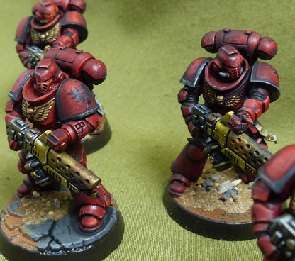 Infernus Squad set of 5 painted - Blood Angels - Warhammer 40K #5C7