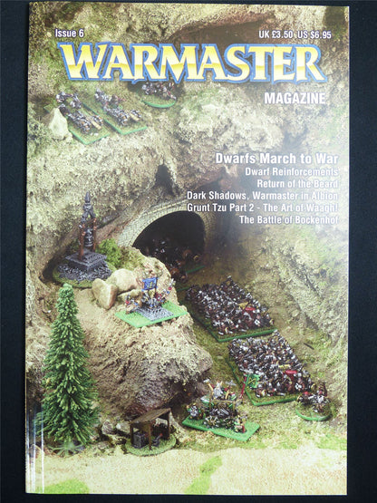 Warmaster #6 Dwarfs march to War - Games Workshop Magazine #1ND