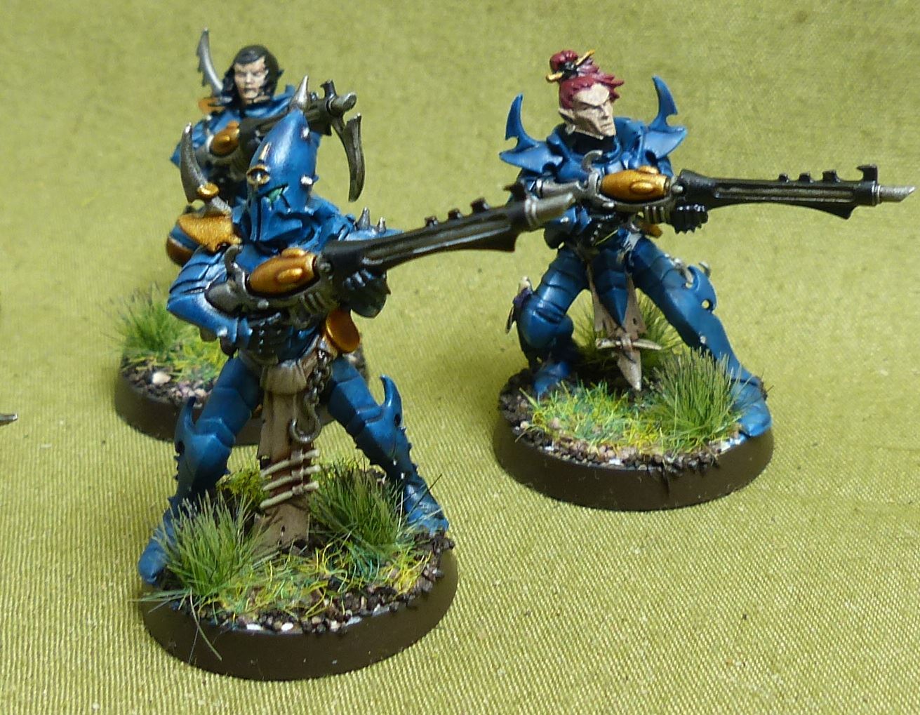 kabalite Warriors set of 5 painted - Aeldari - Warhammer 40K #43O