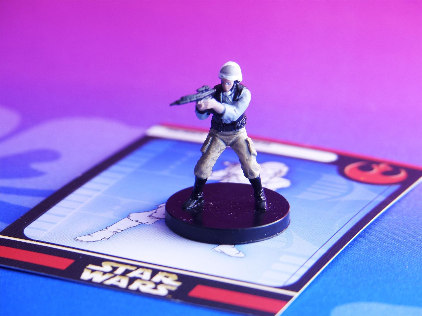 Rebel Trooper 19/60 - Star Wars Miniatures Game #54B