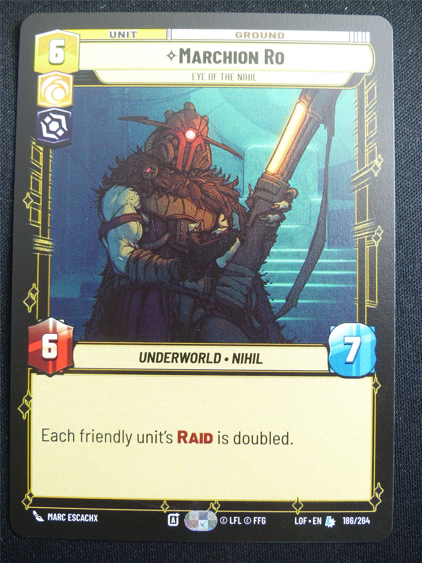 Marchion Ro 186/264 - Star Wars Unlimited Card #4FU