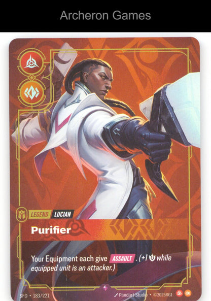 Lucian - Purifier SFD 183/221 R  Card Spiritforged