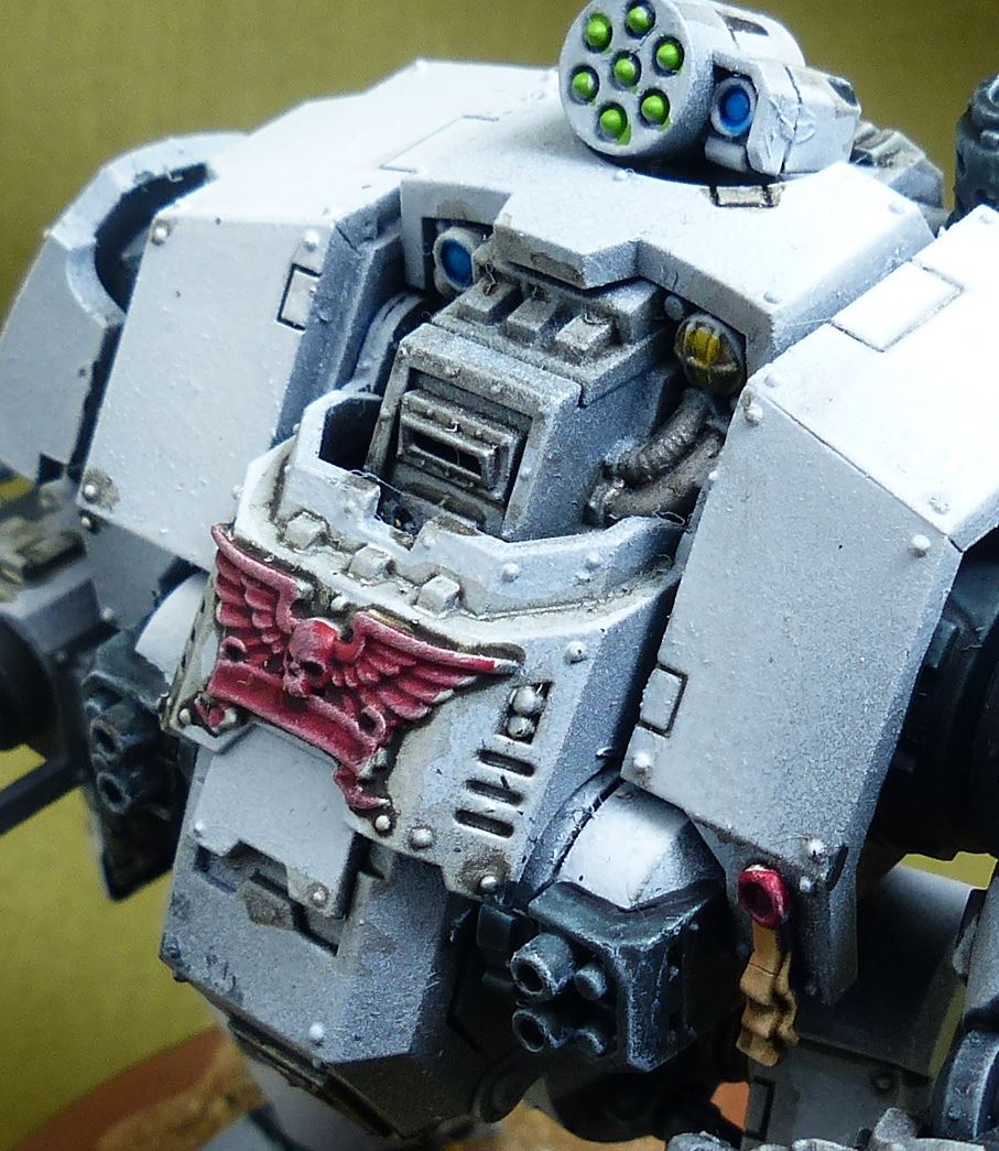 Primaris Redemptor Dreadnought painted - White Scars - Warhammer 40K #4PB