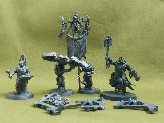 Chaplain Grimaldus & Retinue - Black Templars - Warhammer 40K #6NC