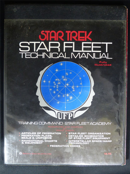 Star Trek: Star Fleet Technial Manual  1975 1st Edition -  Roleplay Softback #B9