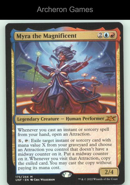 Myra the Magnificent 175 Mythic MTG Card Unfinity