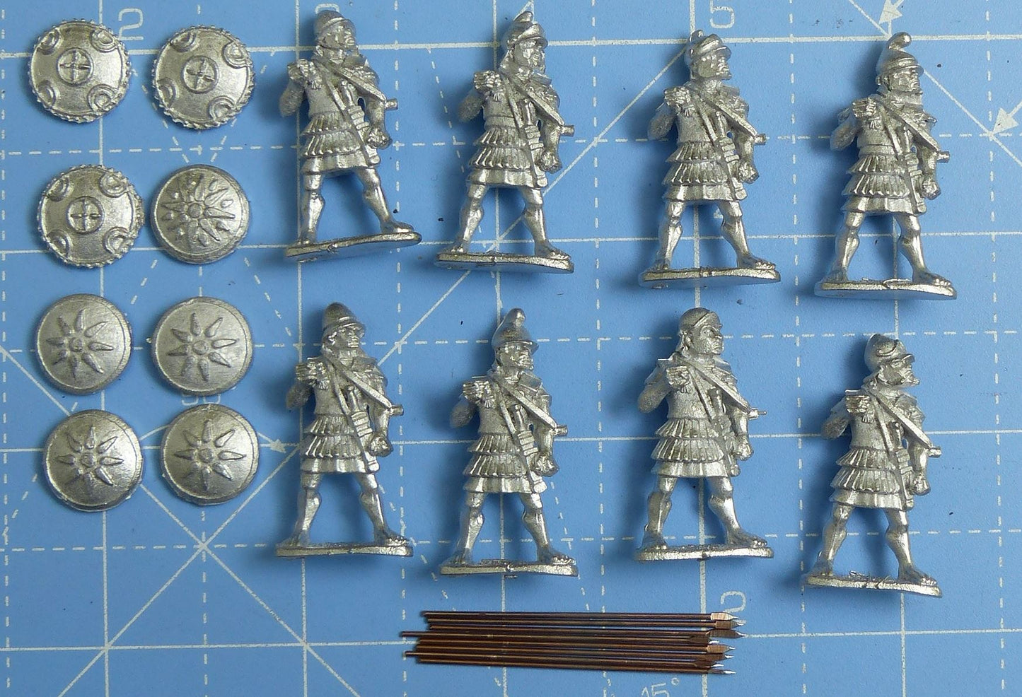 Armoured Macedonian Pikemen WG92 Metal - Wargames Foundry Miniatures #26H