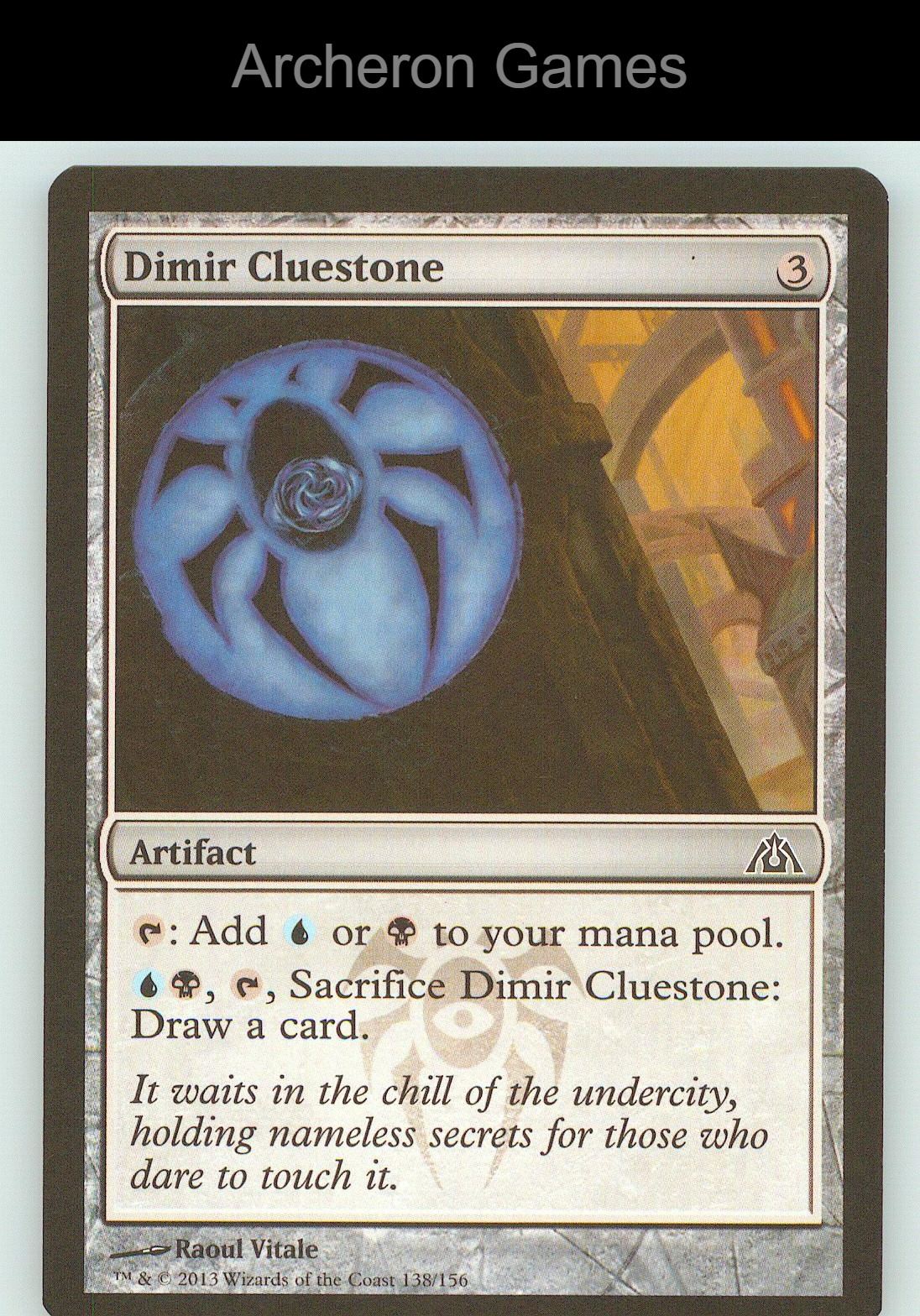 Dimir Cluestone DGM 138 C MTG Card NM/EX+