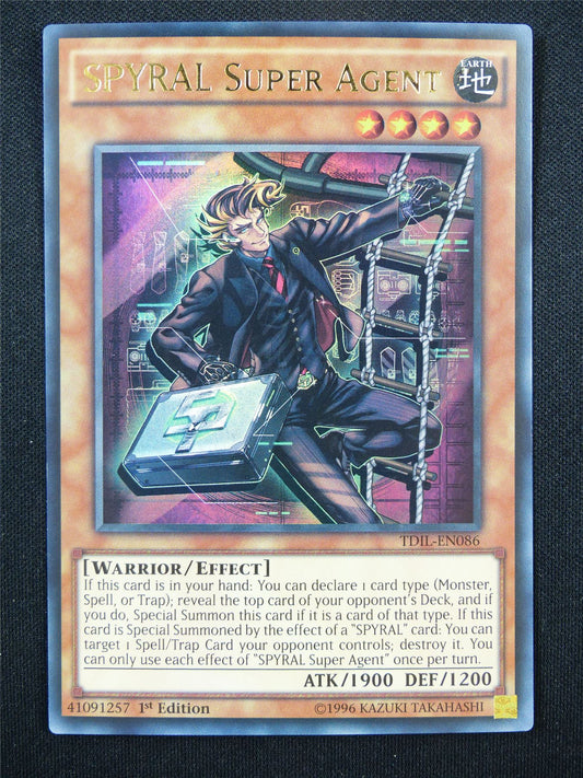 Spyral Super Agent TDIL Ultra Rare - 1st ed Yugioh Card #1ZR