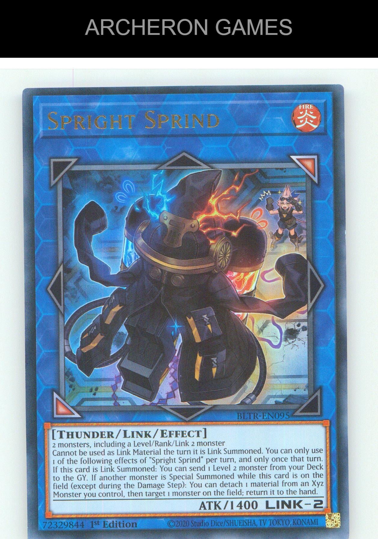 Spright Sprind UR YUGIOH Card 1st Edition