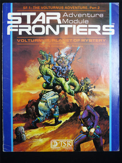Star Frontiers Adventure Module: Volturnus Adventure part 2 -  TSR Roleplay Booklet #NH