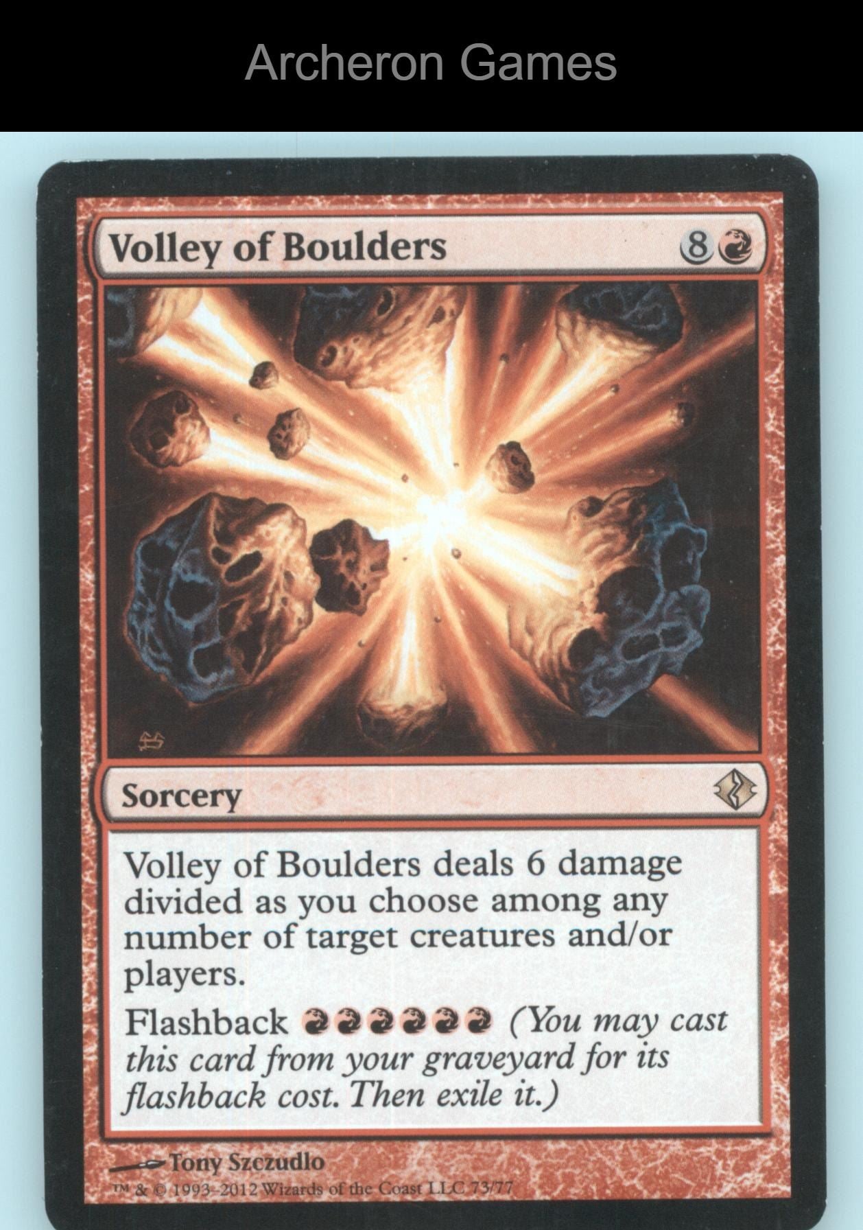 Volley of Boulders 73 R MTG Card Duel Decks: Venser vs. Koth