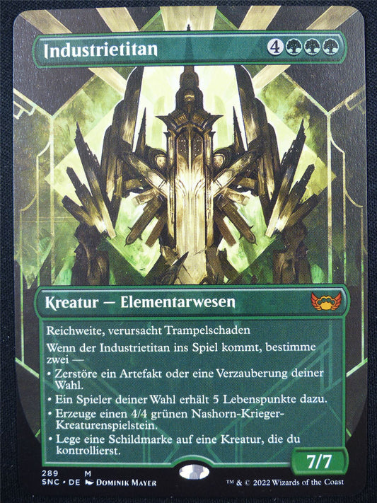 Titan of Industry Borderless Deutsch - SNC - Mtg Card #4KI