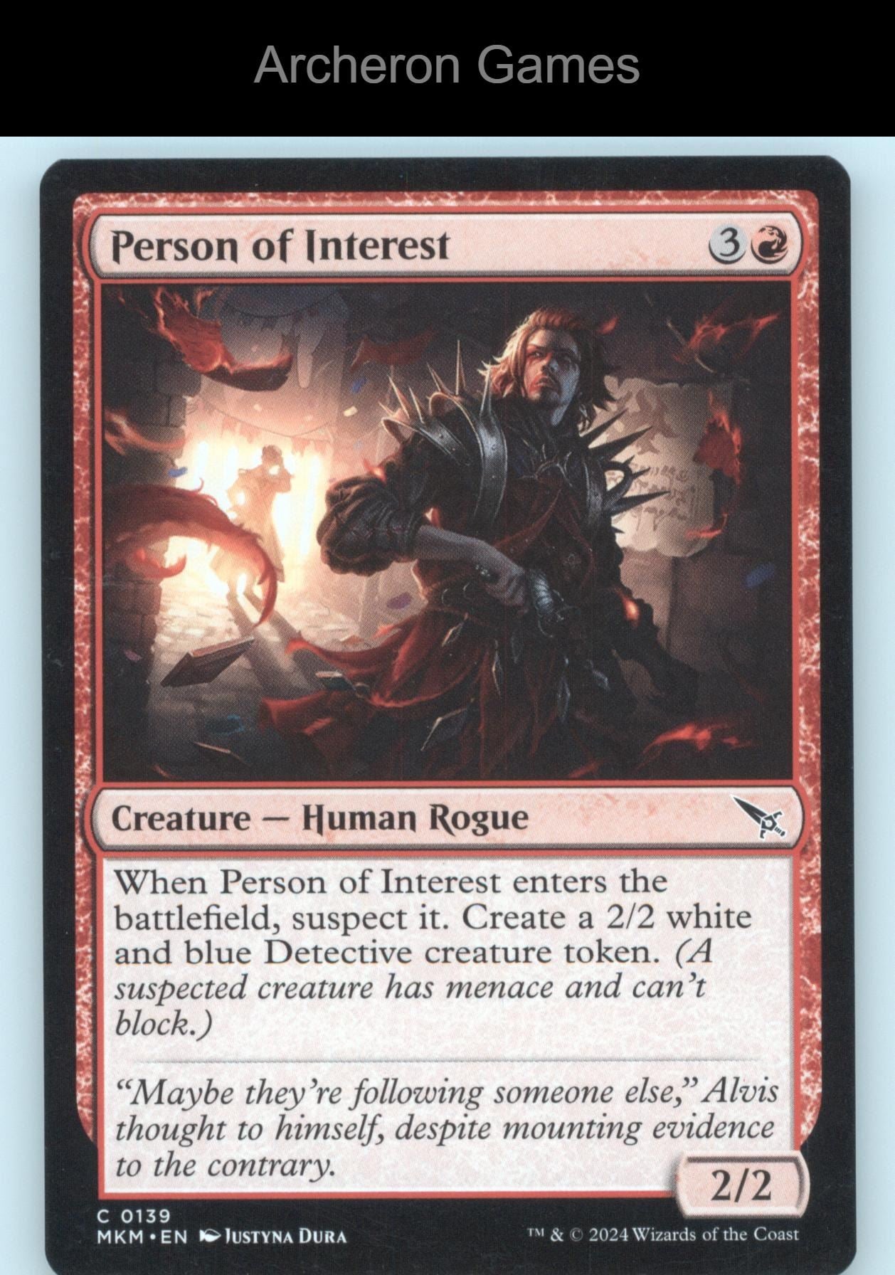 Person of Interest 139 C MTG Card Murders at Karlov Manor