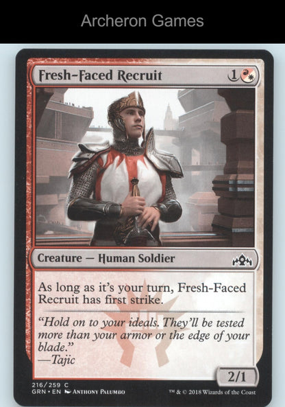 Fresh-Faced Recruit 216 C MTG Card Guilds of Ravnica