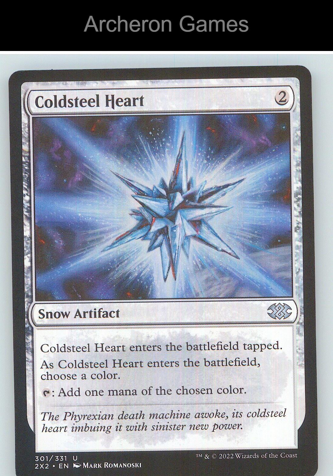Coldsteel Heart 2X2 301 UC MTG Card NM/EX+
