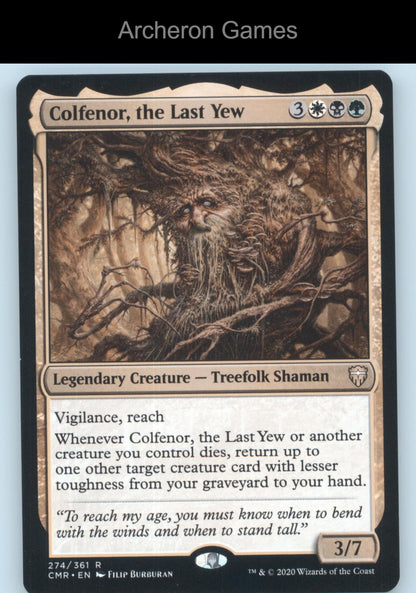 Colfenor, the Last Yew 274 R MTG Card Commander Legends