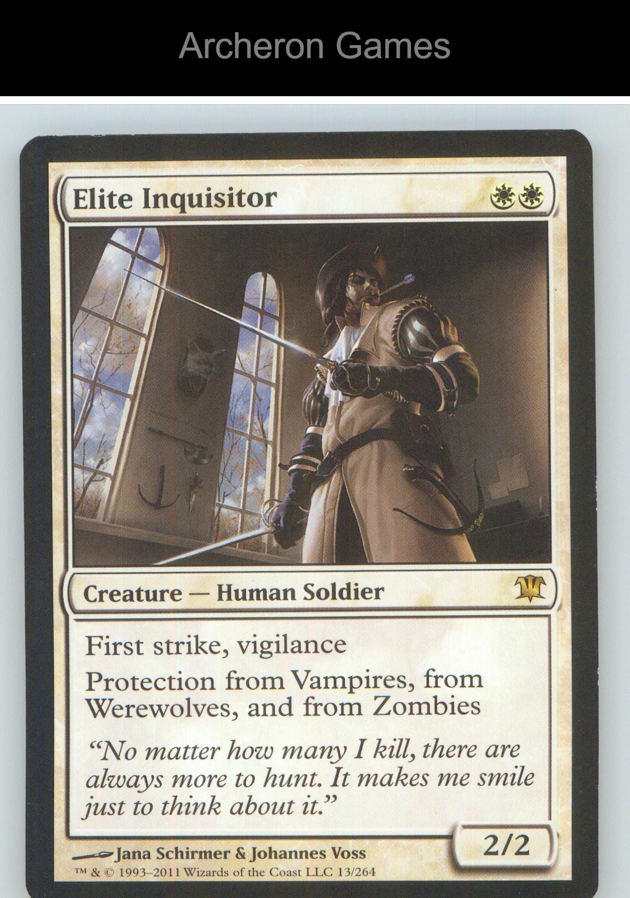 Elite Inquisitor ISD 13 R MTG Card NM/EX+