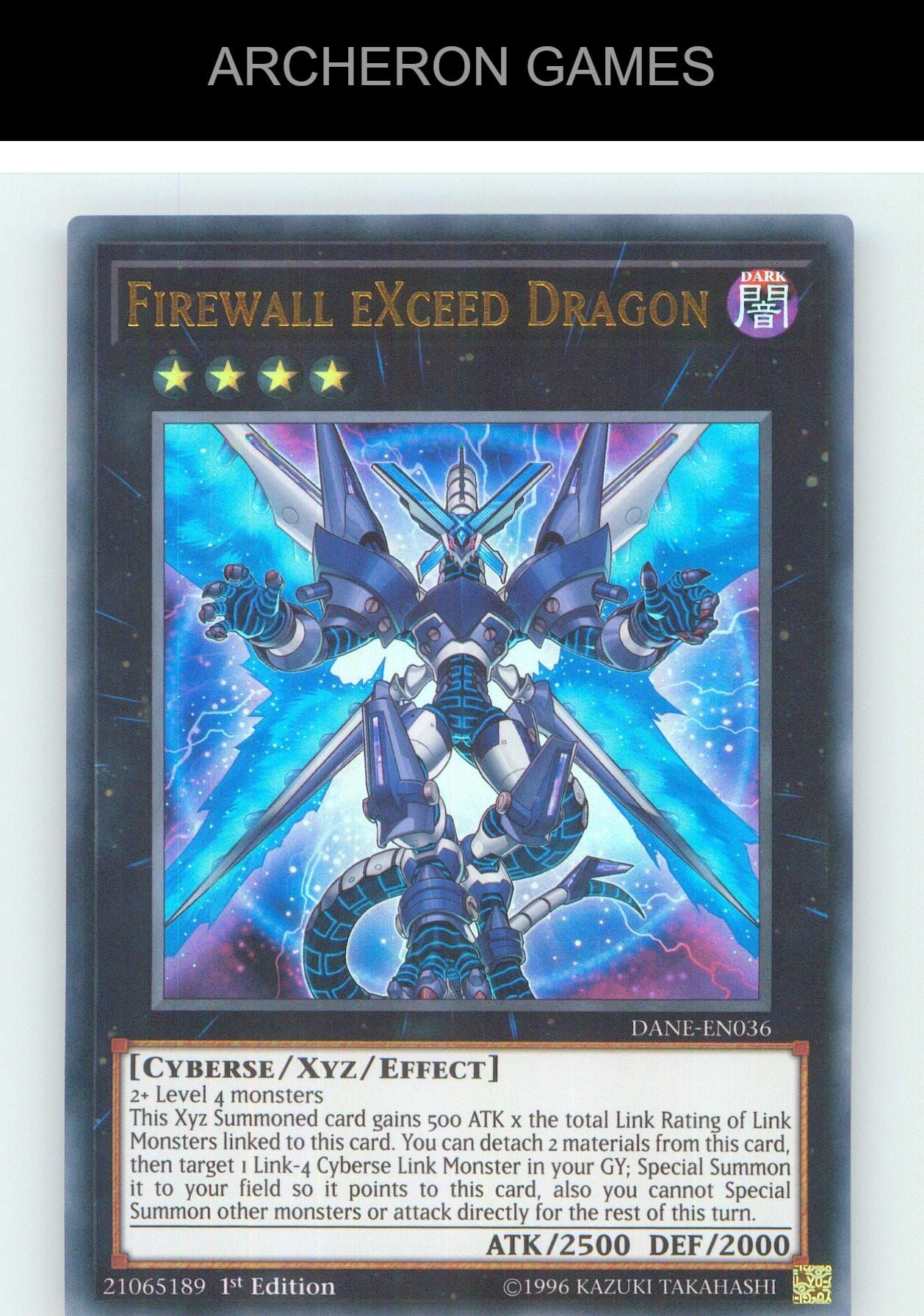 Firewall eXceed Dragon UR YUGIOH Card Unlimited