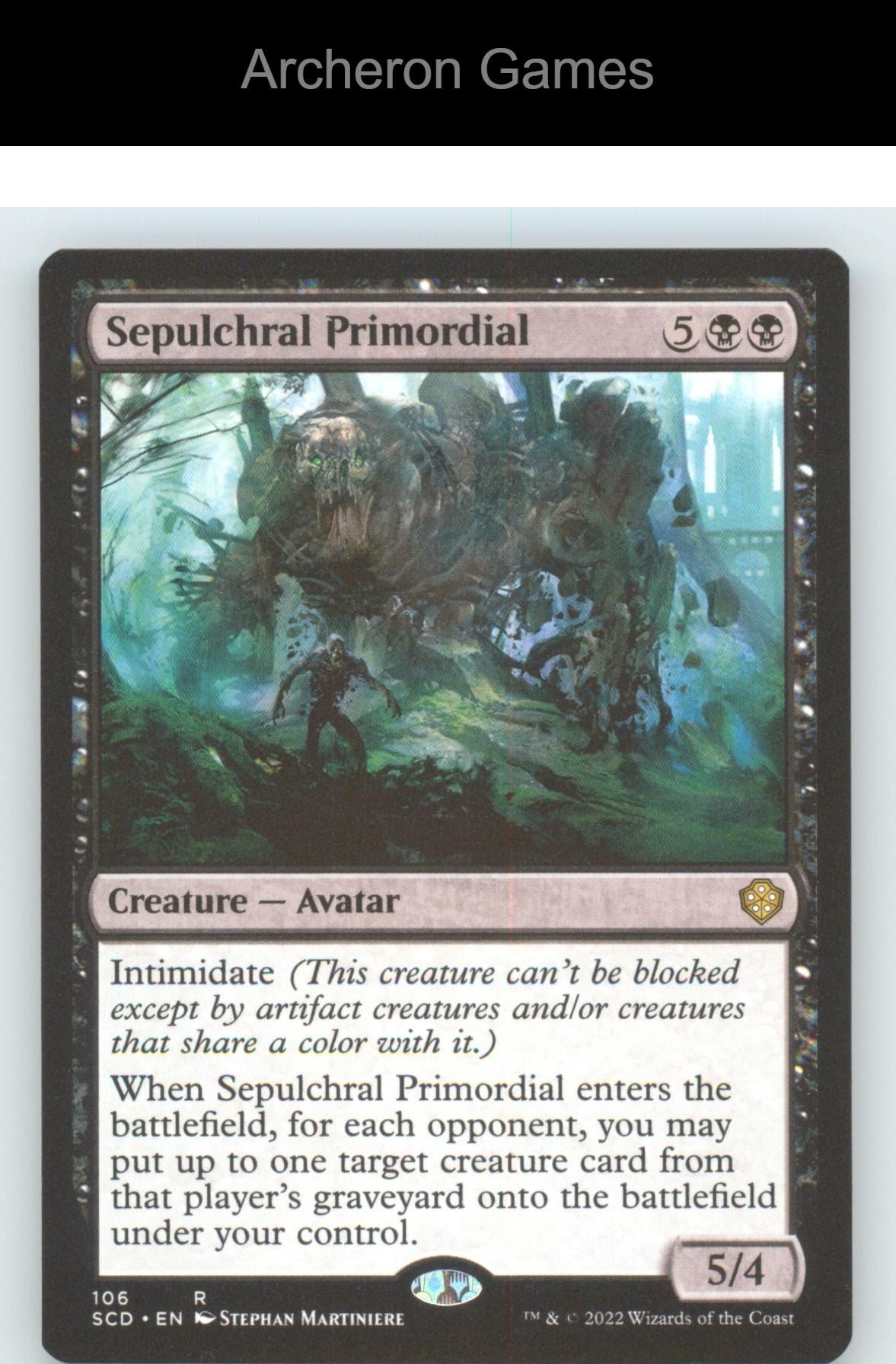 Sepulchral Primordial SCD 106 R MTG Card NM/EX+