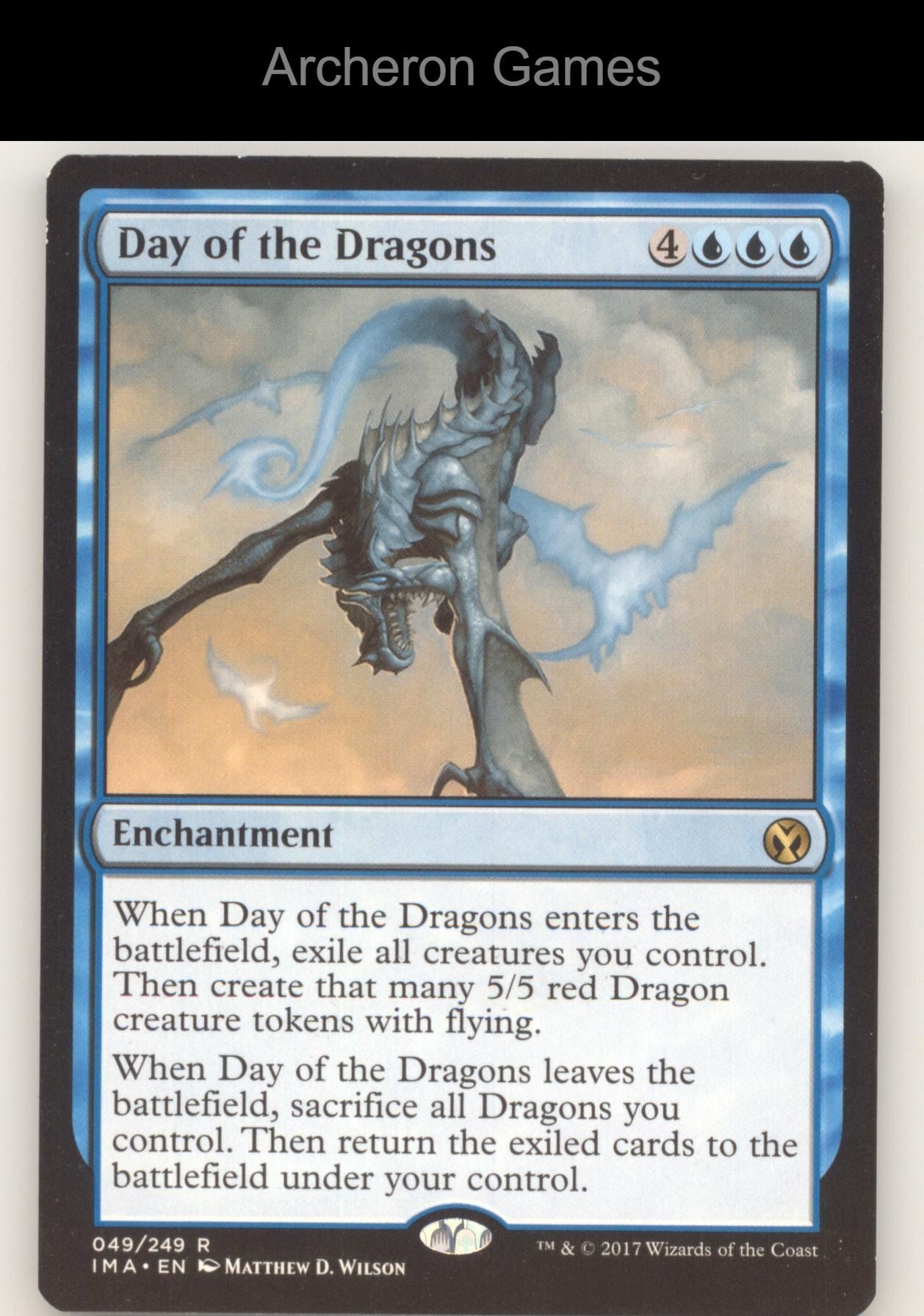 Day of the Dragons 49 R MTG Card Iconic Masters