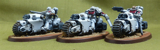 Outriders painted - White Scars - Warhammer 40K #4PK