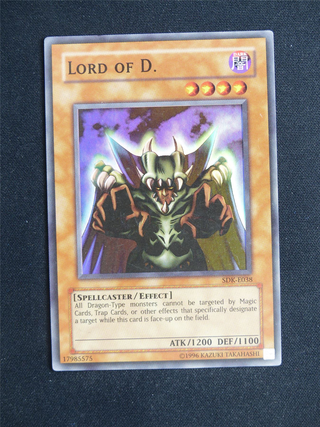 Lord of D. SDK Super Rare - Yugioh Card #23B