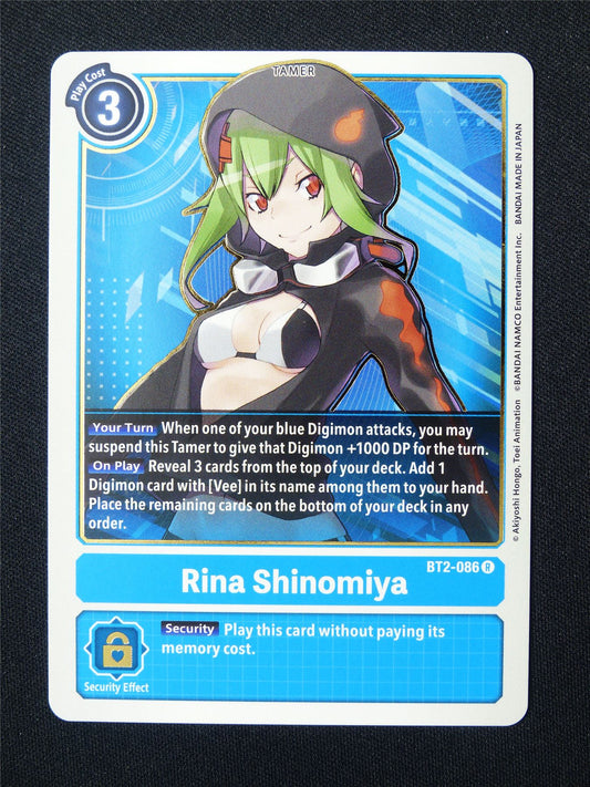 Rina Shinomiya BT2 R - Digimon Card #5RK