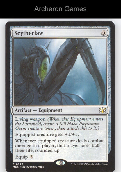 Scytheclaw 375 R MTG Card Commander: March of the Machine