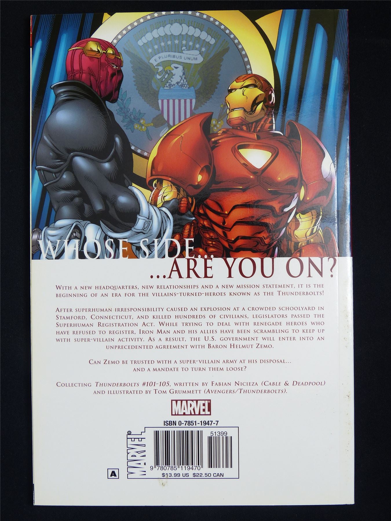 Civil War: Thunderbolts - Marvel Graphic Softback #481