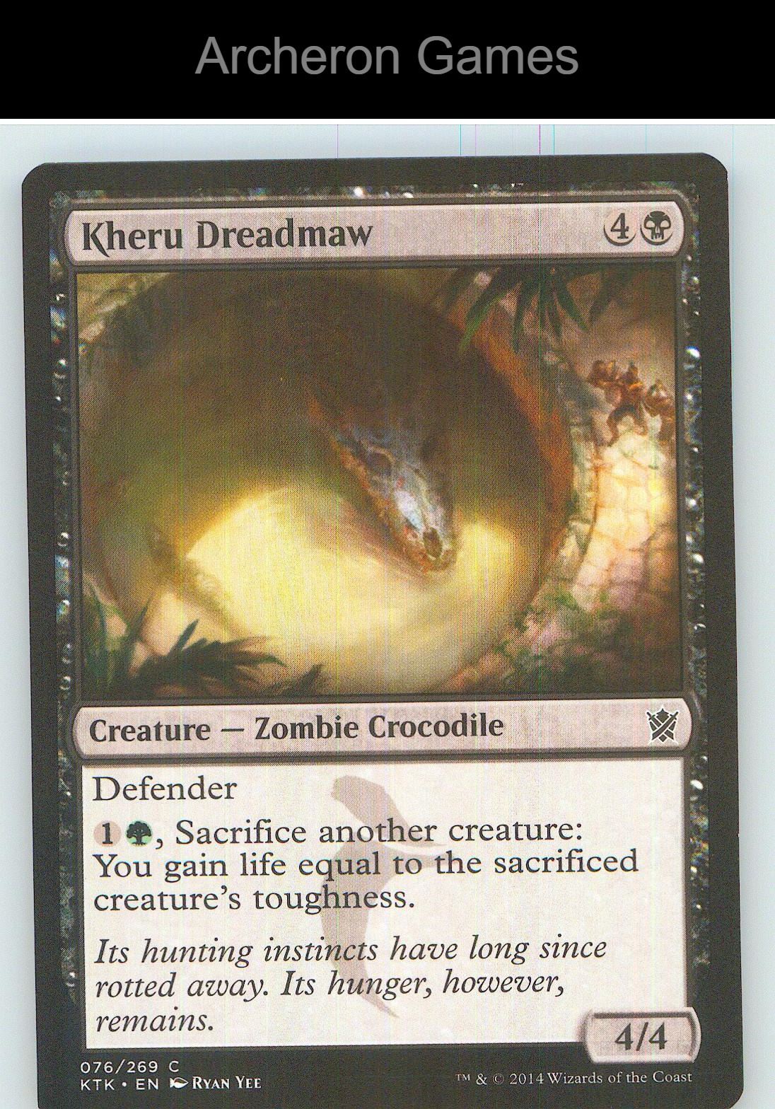 Kheru Dreadmaw KTK 76 C MTG Card NM/EX+