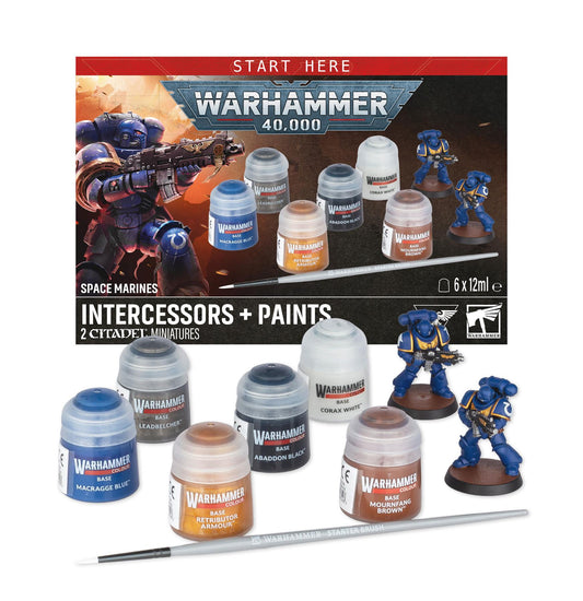 Intercessors + Paints - Space Marines - Warhammer: 40K - Available from 25/07/2026