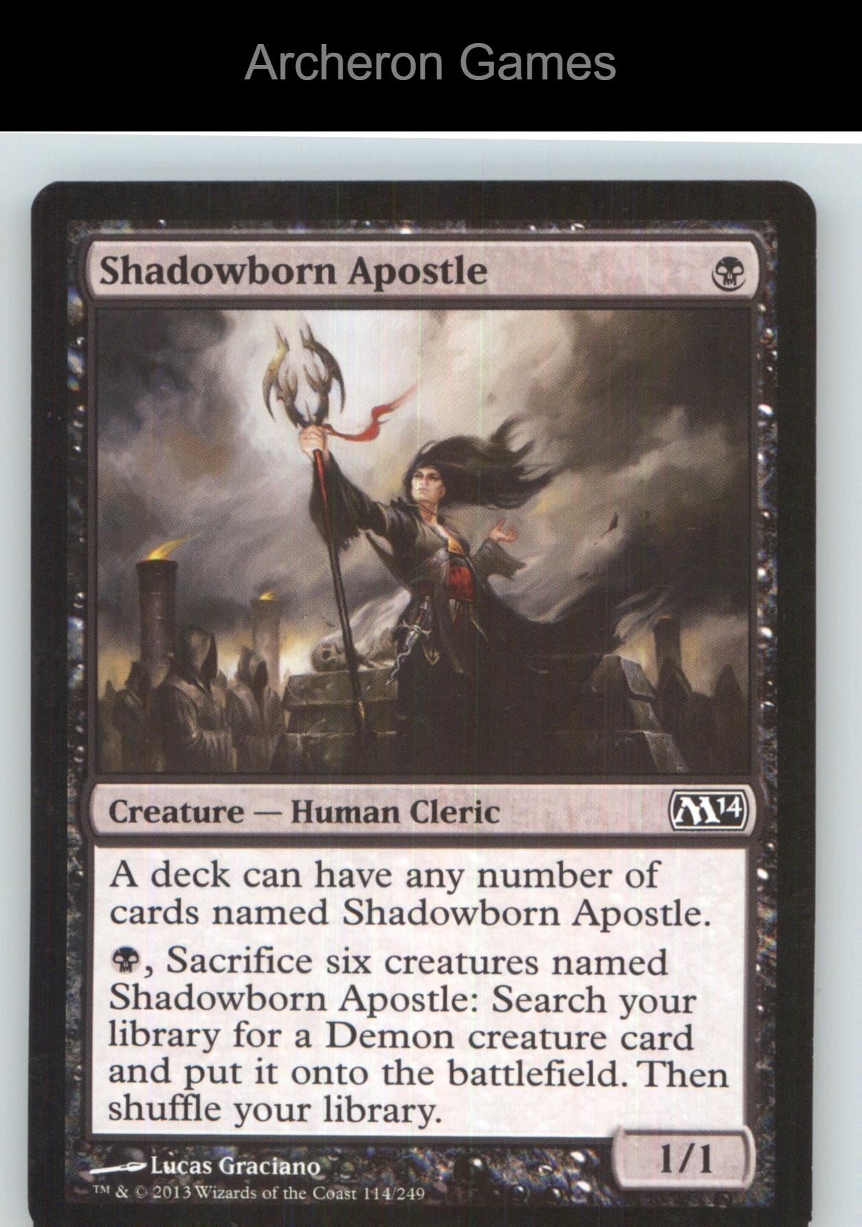Shadowborn Apostle M14 114 C MTG Card NM/EX+